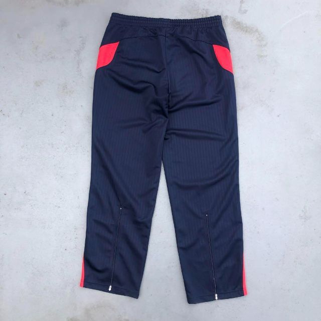 UMBRO アンブロ 刺繍ロゴ セットアップ O XL相当 ネイビー レッド-