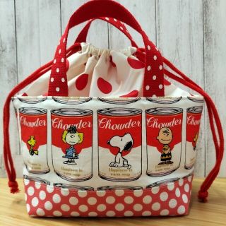 スヌーピー(SNOOPY)の☆おだ様専用☆　SNOOPY　スープ缶　サンキュータグ(バッグ)