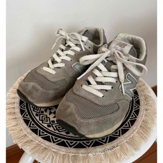 ニューバランス(New Balance)の再値下げ激安✨ニューバランス　574 グレー　23.5(スニーカー)