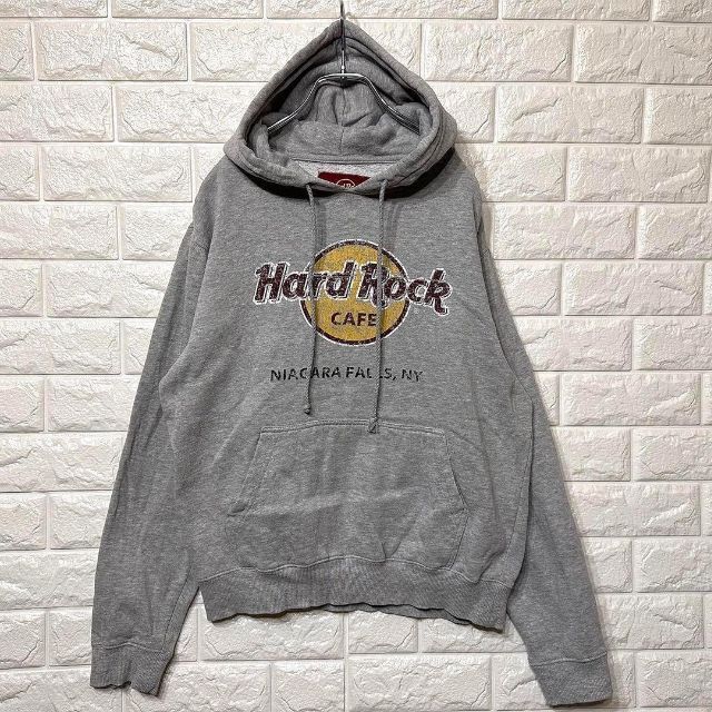 Hard Rock CAFE(ハードロックカフェ)のデカロゴ★ハードロックカフェ Hard Rock CAFE プルオーバーパーカー メンズのトップス(パーカー)の商品写真