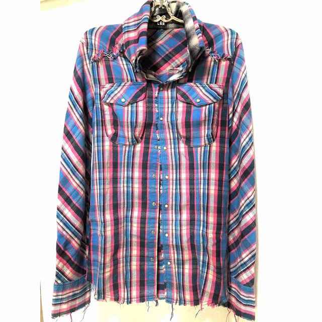lgb シャツg チェックシャツ メンズ1 8460円 メンズ トップス シャツ