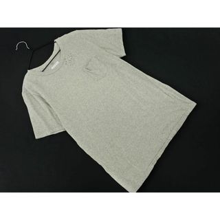 トゥデイフル(TODAYFUL)のTODAYFUL トゥデイフル ダメージ ポケット Tシャツ グレー ■◆ レディース(Tシャツ(半袖/袖なし))