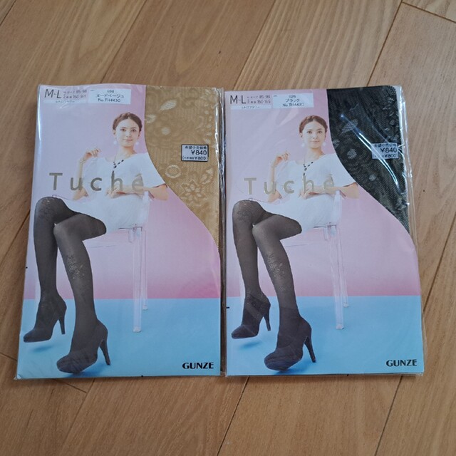 Tuché(トゥシェ)のTuche ストッキング 2組 レディースのレッグウェア(タイツ/ストッキング)の商品写真