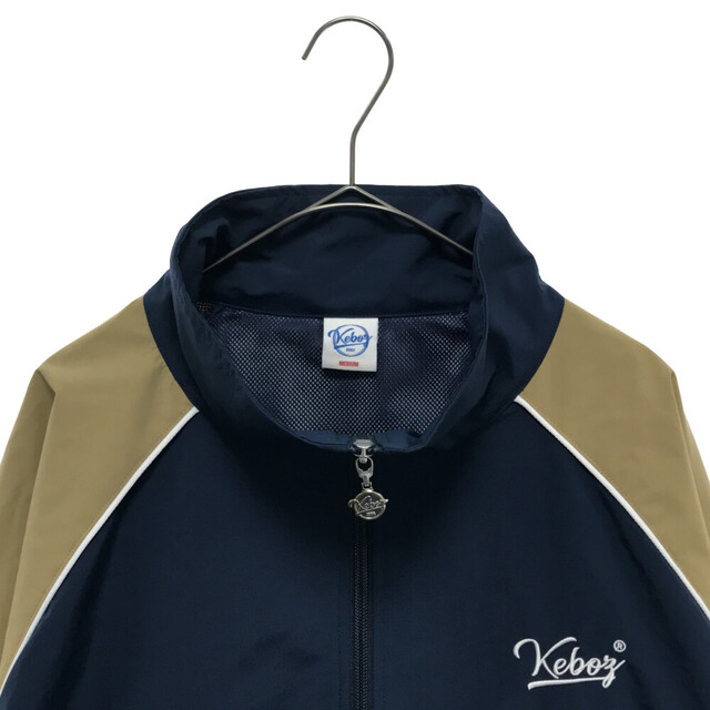 KEBOZ ケボズ 2Tone Nylon Track Jacket ツートン ナイロントラックジャケット ネイビー