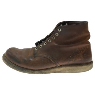 レッドウィング(REDWING)のRED WING レッド ウイング 6inch PLAIN TOE 6インチプレーントゥ レースアップ ブーツ ブラウン 9111 紐無し(ブーツ)