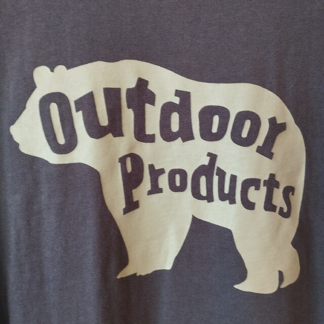 OUTDOOR PRODUCTS(アウトドアプロダクツ)のアウトドア　OUTDOOR モカ　ブラウン　オーバーサイズ Ｔシャツ レディースのトップス(Tシャツ(半袖/袖なし))の商品写真