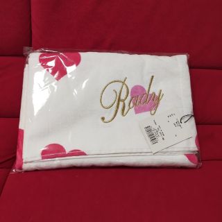 レディー(Rady)のa様専用　rady　ハート柄バスタオル白と黒(タオル/バス用品)