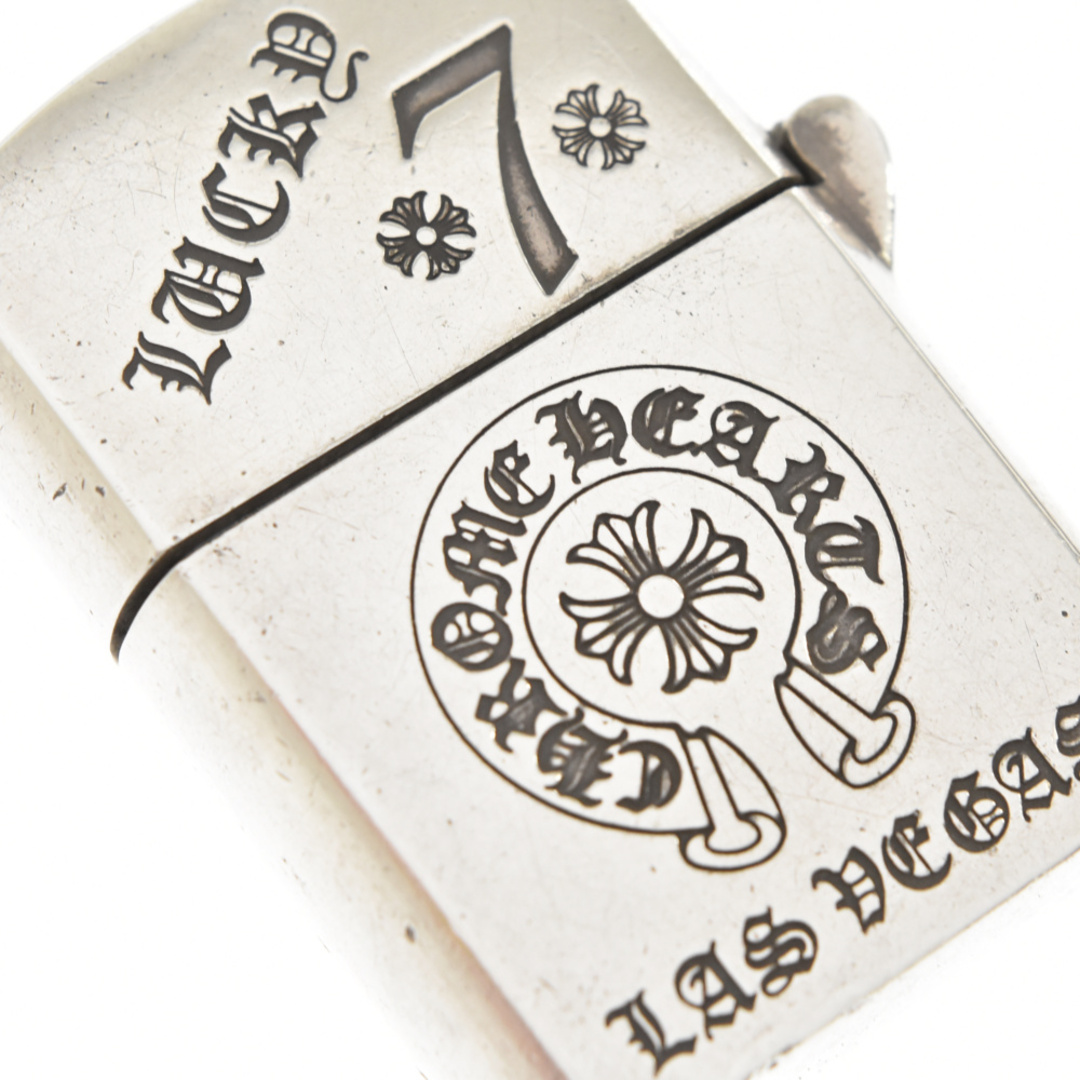 CHROME HEARTS クロムハーツ ×ZIPPO LAS VEGAS Limited LUCKY 7 LIGHTER ×ジッポ ラスベガス限定 ラッキーセブン刻印ジッポライター オイルライター シルバー 7