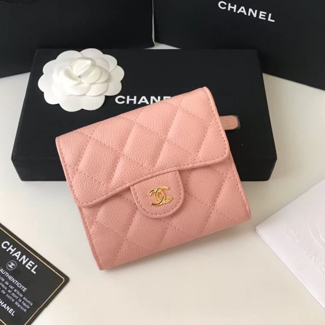CHANEL マトラッセ キャビアスキン 3つ折り財布 激安通販 www.toyotec.com