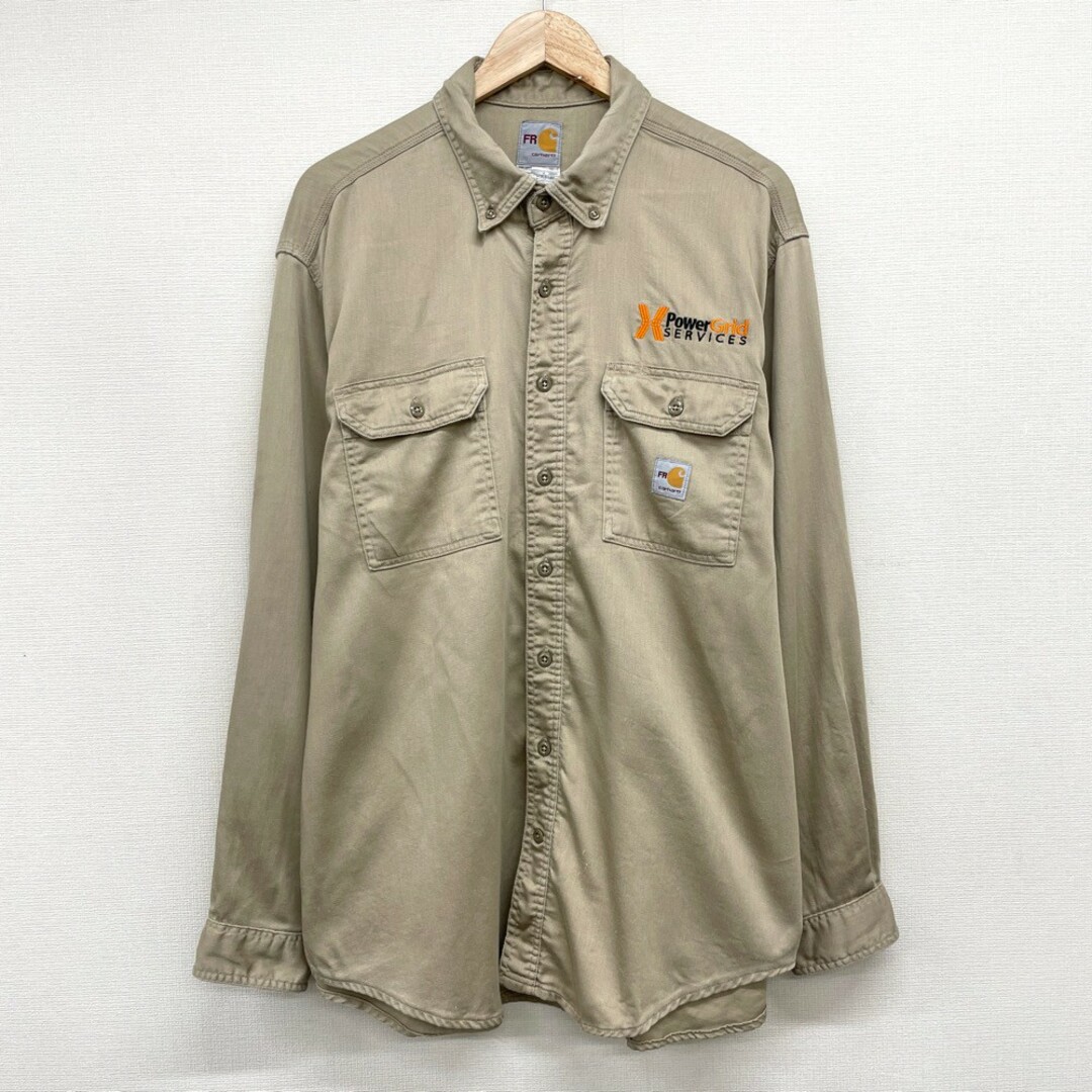 carhartt - US古着 カーハート carhartt FR ワークシャツ ボタンダウン