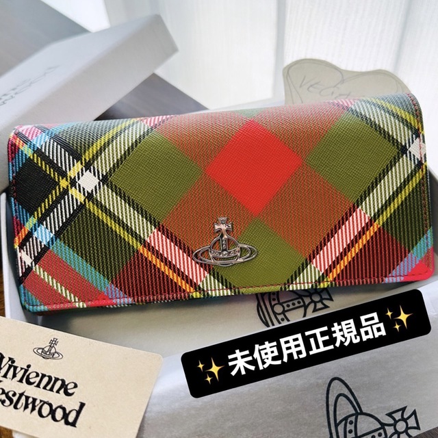 未使用正規品VivienneWestwood オーブ/ダービー長財布-