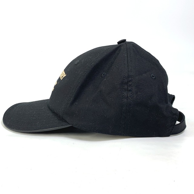 BURBERRY(バーバリー)のバーバリー BURBERRY ロゴ 8057625 ベースボールキャップ 帽子 キャップ帽 キャップ コットン ブラック 美品 メンズの帽子(キャップ)の商品写真