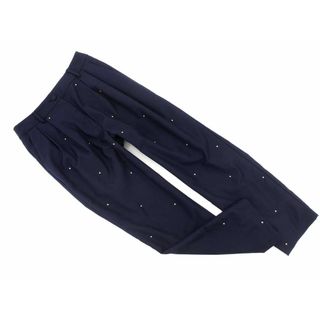 カージュ(Khaju)のKhaju カージュ スタッズ テーパード パンツ size26/紺 ■■ レディース(その他)