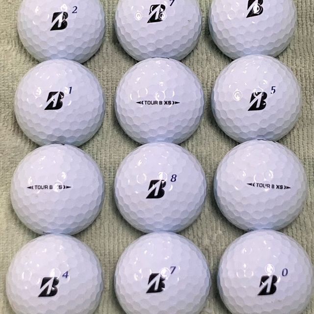 BRIDGESTONE(ブリヂストン)の368・★ロストボール TOUR B XS ホワイト 2022年 12球 AB スポーツ/アウトドアのゴルフ(その他)の商品写真