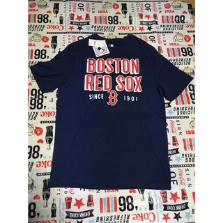 メジャーリーグベースボール(MLB)の【新品未使用】ボストンレッドソックス　MLB公式Tシャツ(Tシャツ/カットソー(半袖/袖なし))