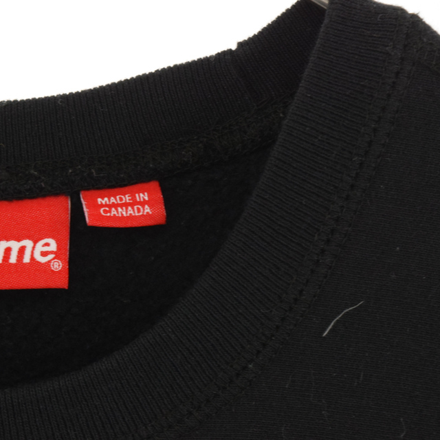 SUPREME シュプリーム 18AW Box Logo Crewneck ボックスロゴクルーネック スウェット プルオーバー スウェットトレーナー ブラック