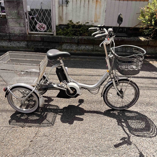 電動アシスト自転車◇3輪ワゴン◇ブリヂストン◇アシスタ◇18×16型◇3段ギア 【安心発送】 37240円引き