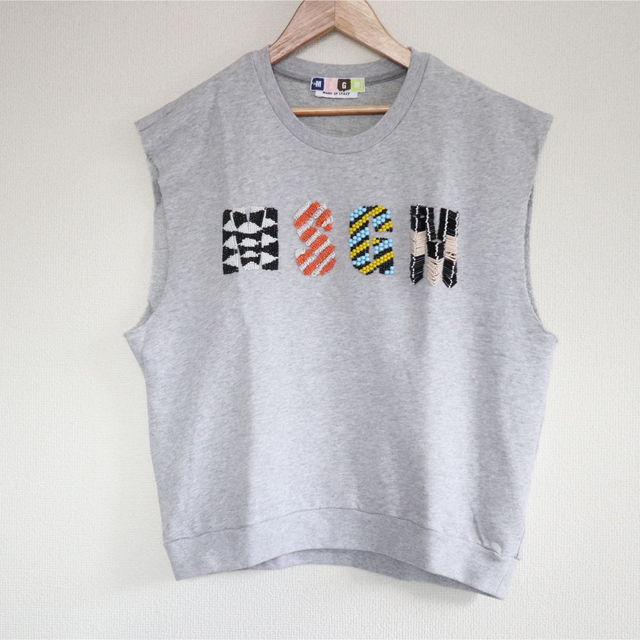ビーズ刺繍 ロゴトレーナー - トレーナー/スウェット