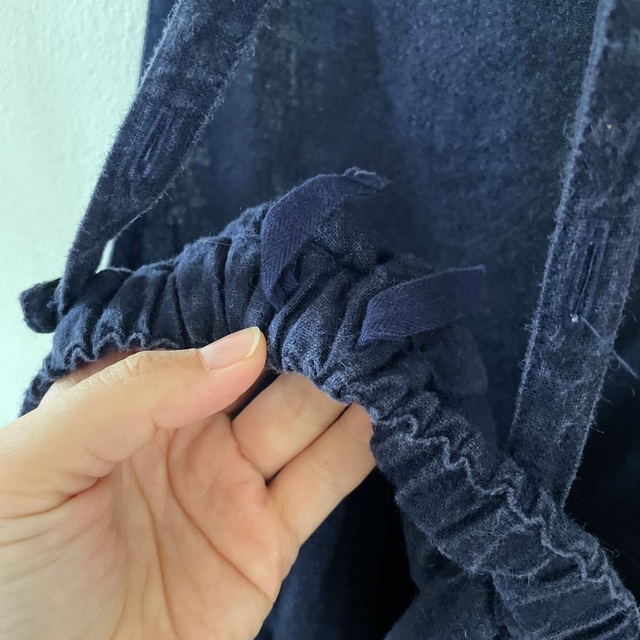 nest Robe(ネストローブ)のnest Robe ネストローブ　ワンピース　ネイビー レディースのワンピース(ロングワンピース/マキシワンピース)の商品写真