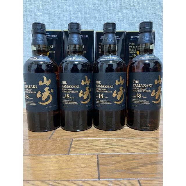 サントリー ウイスキー 山崎18年 4本セット 箱付き | www.jarussi.com.br