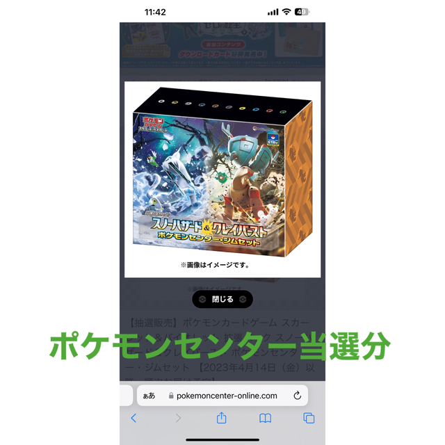 ポケモンセンター・ジムセット スノーハザード&クレイバースト