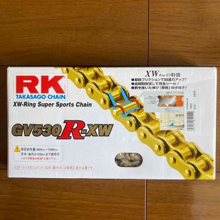 【値下げ】RK TAKASAGO CHAIN (GV530R-XW)ゴールド(装備/装具)