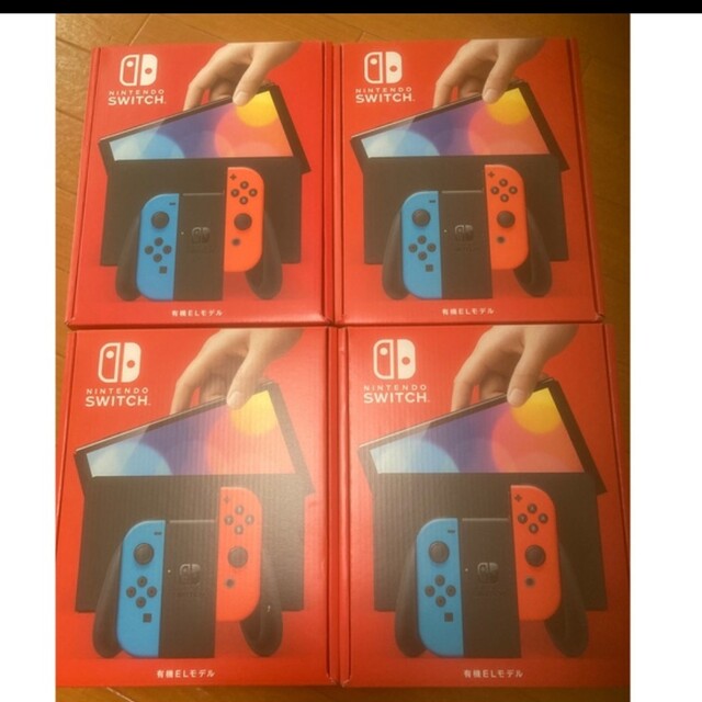 再再販! Nintendo 有機ELネオンカラー×4 任天堂Switch 新品、未使用