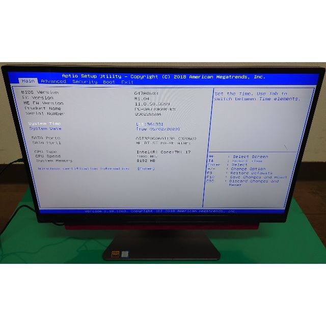 【品】NEC モニタ一体型PC LAVIE Desk All-in-oneスマホ/家電/カメラ