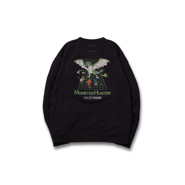 vaultroom × Rathian CREWNECK モンハン