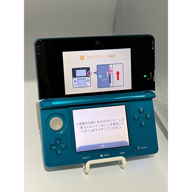 ニンテンドー3DS アクアブルー 本体 任天堂 動作品 - 通販