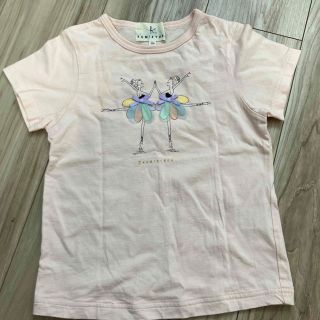 クミキョク(kumikyoku（組曲）)の♦︎組曲　ピンクTシャツ120サイズ♦︎(Tシャツ/カットソー)