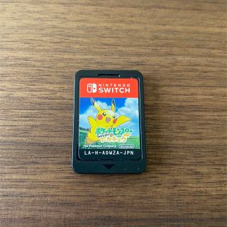 ニンテンドースイッチ(Nintendo Switch)のSwitch ポケットモンスター  Let's Go!  ピカチュウ ソフトのみ(家庭用ゲームソフト)