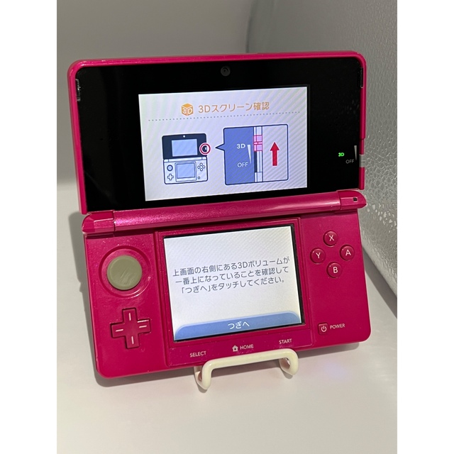 【液晶美品】ニンテンドー3DS グロスピンク 本体 任天堂 動作品