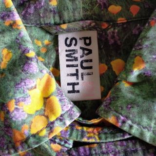 Paul Smith - 【希少】ポールスミス 花柄トレンチコート ベルテッド 総
