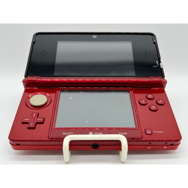 良品　ニンテンドー3DS フレアレッド　付属品一式　動作良好　画面綺麗　ソフト付