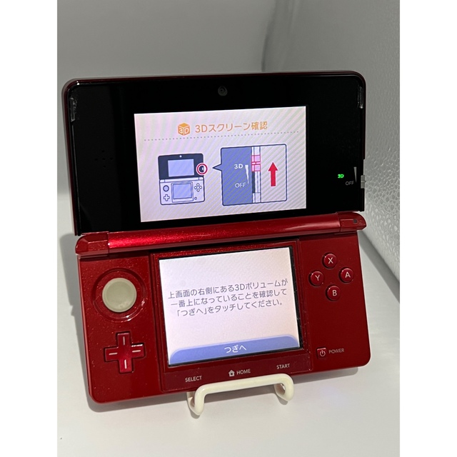 美品 Nintendo 3DS 本体 フレアレッド - 携帯用ゲーム機本体