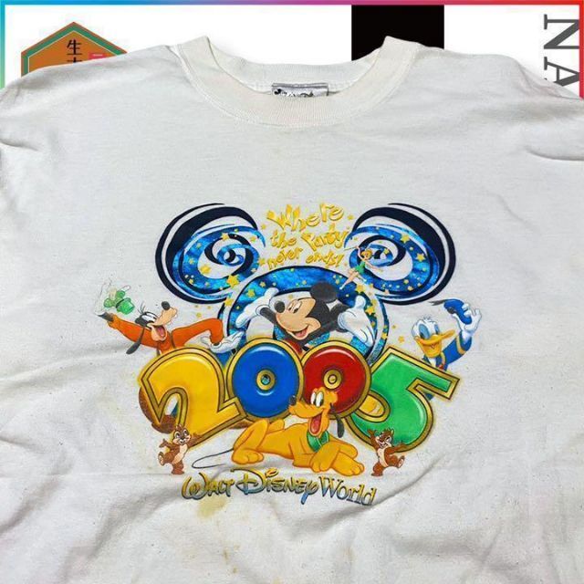 古着 WALt Disney world ディズニー　ミッキー　チップとデール メンズのトップス(Tシャツ/カットソー(七分/長袖))の商品写真