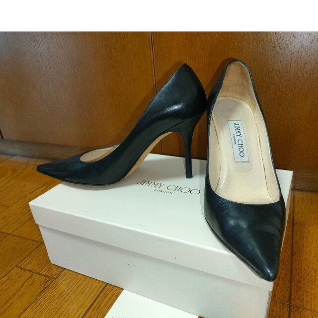 JIMMY CHOO - JIMMY CHOO ジミーチュウ ピンヒール パンプス ブラック