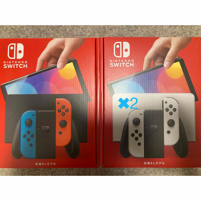 ニンテンドースイッチ 有機ELモデル 本体 Nintendo Switch3台 online