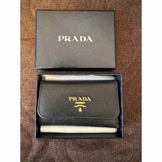 プラダ(PRADA)の【PRADA】キーケース　ブラック(キーケース)