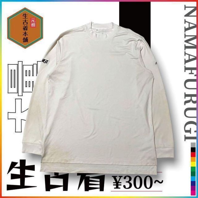 古着 adidas   アディダス　ロゴ　袖プリント　三本ライン ビンテージ メンズのトップス(Tシャツ/カットソー(七分/長袖))の商品写真