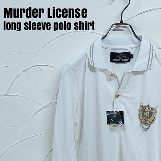 マーダーライセンス(Murder License)のMurder License/マーダーライセンス ラインストーン ポロシャツ(ポロシャツ)