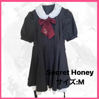 シークレットハニー(Secret Honey)の《最終価格‼️》学園風ワンピ(ミニワンピース)