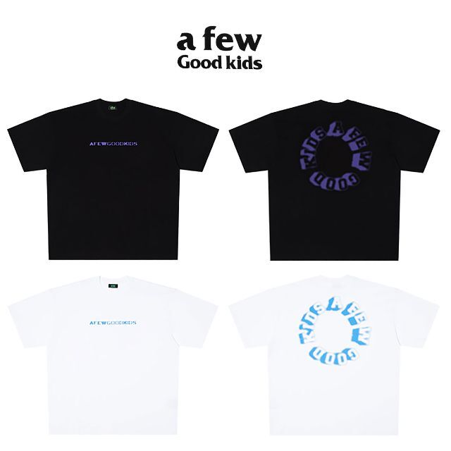 素材コットン100%A FEW GOOD KIDS 正規品 サークルロゴ TEE クロ L