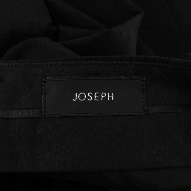 JOSEPH(ジョゼフ)のJOSEPH テーパードパンツ スラックス ジップフライ 34 S 黒 レディースのパンツ(その他)の商品写真