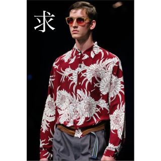 PRADA 14ss アロハシャツ　aloha shirt