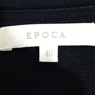 EPOCA - 【美品】EPOCAエポカワンピースドレス 40 ブラック 黒の通販 