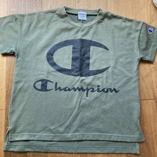 チャンピオン(Champion)のChampion  カーキ 半袖 Tシャツ  120(Tシャツ/カットソー)
