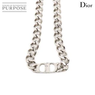 未使用級 Dior ネックレス CD ロゴ 希少 刻印あり 金