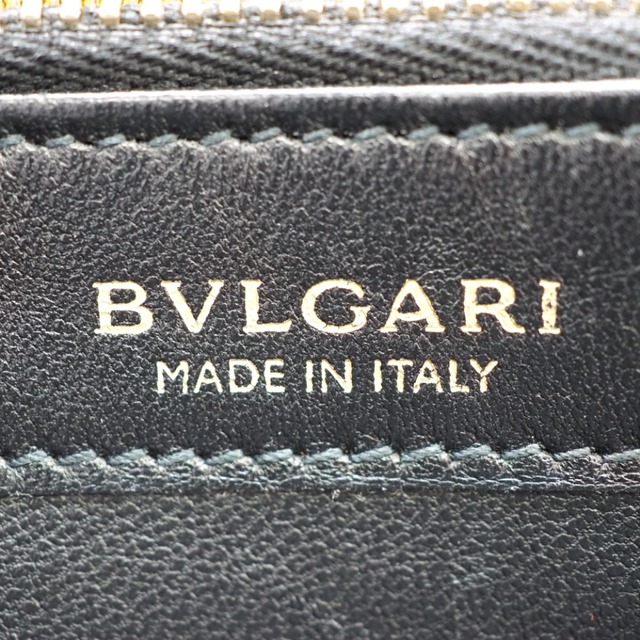BVLGARI(ブルガリ)のブルガリ BVLGARI 長財布
 ブルガリ・ブルガリ ジップウォレット  L字ファスナー ブラック メンズのファッション小物(長財布)の商品写真